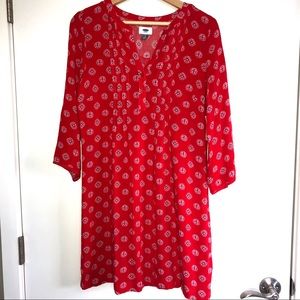 Floral geometric dress